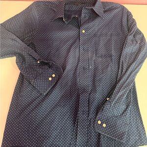Croft & Barrow Blue Patterned Shirt